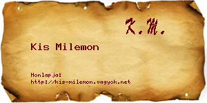 Kis Milemon névjegykártya